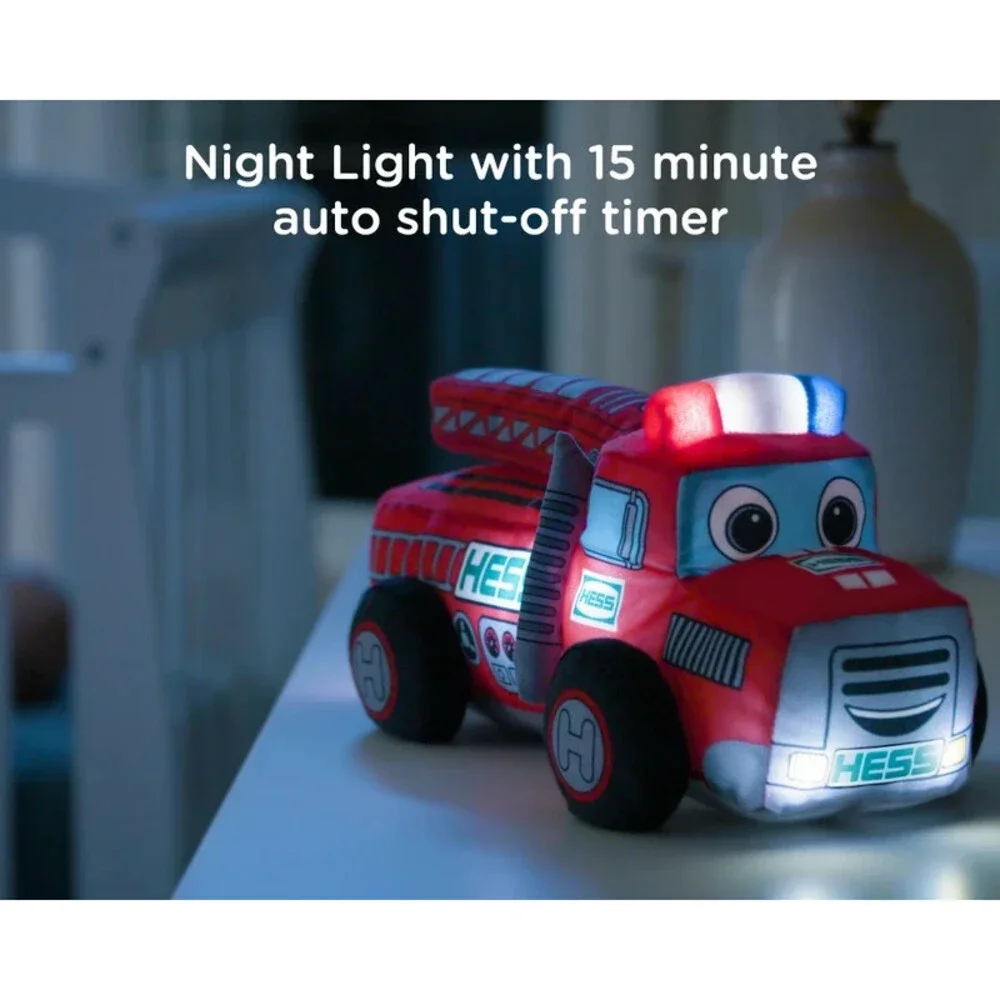 Hess Plush My First Hess Truck 2020 Green White Fire Engine Soft Toy